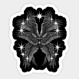 Seraphim V2 B&W Sticker